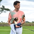 thumbnail image 4 of Salouo Colorful Cat With Flowers for Men's Short Sleeve Polo Shirts,Polo Shirts for Men Performance Short Sleeve Golf Shirt Athletic Casual Collared T-Shirt-X-Large, 4 of 8