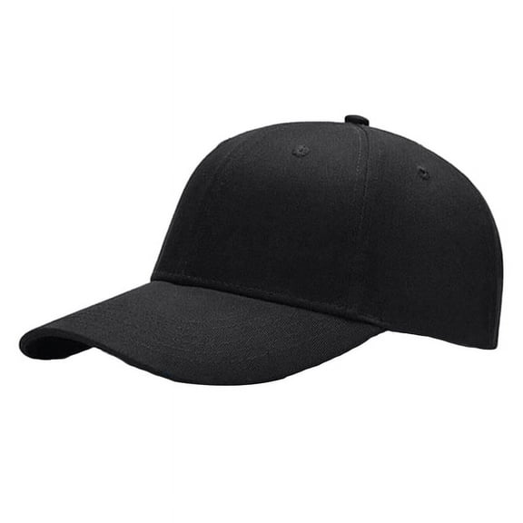 Ruanlalo Fashion Men's Women's Solid Color Hip Hop Adjustable Baseball Hat Snapback Cap Black
