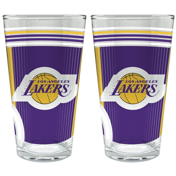 Los Angeles Lakers Two-Piece 16oz. Pint Glass Set