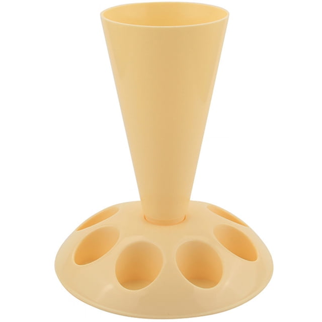 Piping Bag Holder with 8 Nozzle Slots, Plastic Tool Organizer for Cake Decorating, Easy Clean Storage for Baking