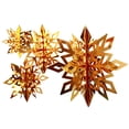 thumbnail image 2 of Yuarrent 1 Juego de adornos navideños, divertido, exquisito, estilo Simple, estéreo, accesorio colgante para interiores, decoración de adorno para el Kits de decoración para fiestas Dorado Yuarrent HA059996-06, 2 of 6