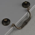 thumbnail image 4 of 20 tiradores de cajón de barra de bronce de 4,8 pulgadas, manijas decorativas vintage, perillas antiguas for muebles, caja de madera, cofre, 4 of 6