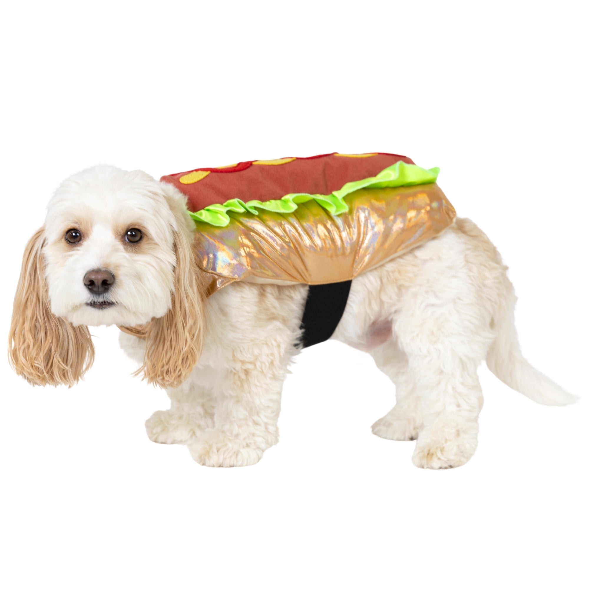 Vibrant Life Halloween Hot Dog Costume for Dogs & Cats, Multicolor, Small
