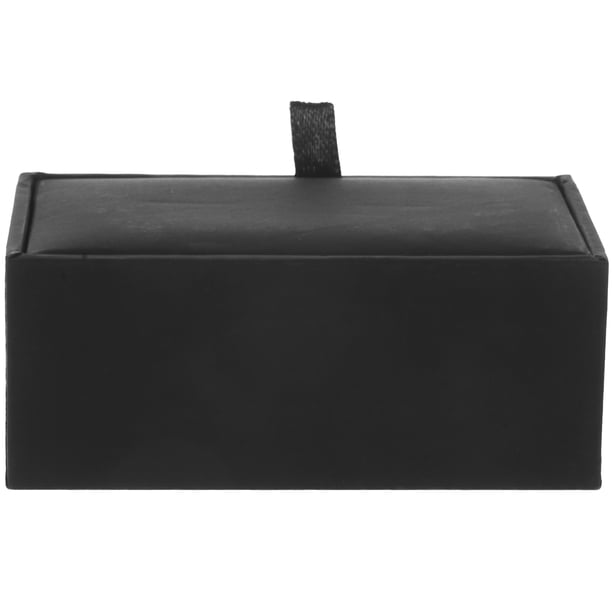 Caja de cuero vacía para gemelos, vitrina portátil, organizador, caja de regalo de joyería