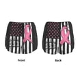 thumbnail image 3 of Daiia Ribbon Breast Cancer Awareness Pattern Women's 2 in 1 Running Shorts - Lightweight Athletic Workout Gym Yoga Shorts Liner with Phone Pockets-XX-Large, 3 of 7