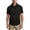 Black, variant on Mens Short Sleeve Polo Shirts Casual Collared T-Shirt Big Size Business Shirts