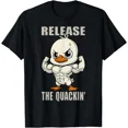 thumbnail image 2 of Camiseta con estampado de The Quackin Duck para hombre, camisa de culturismo para levantamiento de pesas, ropa de calle, 2 of 4