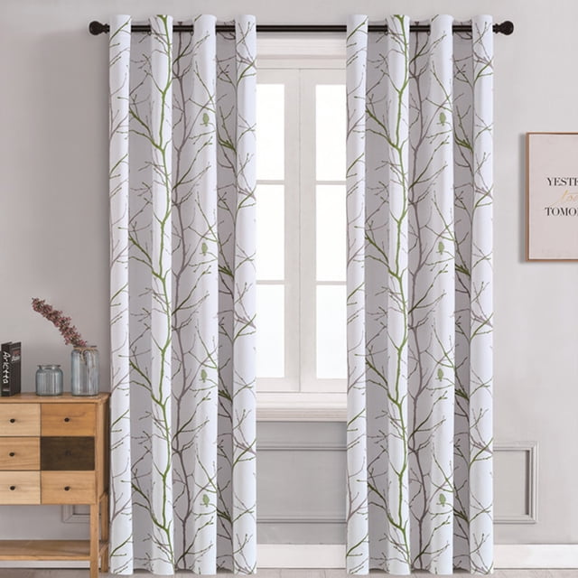 Paredes opacas Panel oscurizador extra grueso aislado térmicamente para dormitorio o salón, poliéster mate, 52 x 84 pulgadas, panel único