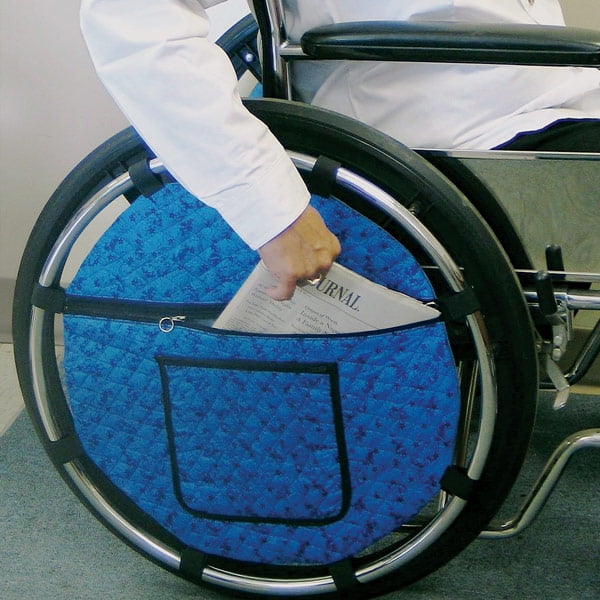 Quilted Wheel Pouch for Wheelchair