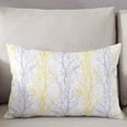 thumbnail image 3 of Yellow Gray Throw Pillow Covers, Pastoral Botanical Branch Aesthetics Soft Breathable Pillow Cases with Invisible Zipper for Sleeping, Standard Pillowcases for Couch Bed Sofa Chair 20x26 Inches, 3 of 6