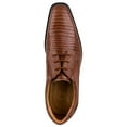 thumbnail image 5 of LIBERTYZENO Mens Finest Leather Lace Up Oxford Dress Shoes Jostin Brown 8.5, 5 of 8