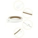 thumbnail image 2 of Cinturones ajustables de cuero para mujer INSPIRE CHIC, banda delgada sin hebilla para vestido blanco, 2 of 5