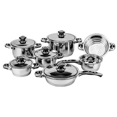 Magefesa Ecotherm Stainless Steel 12-Piece Cookware Set