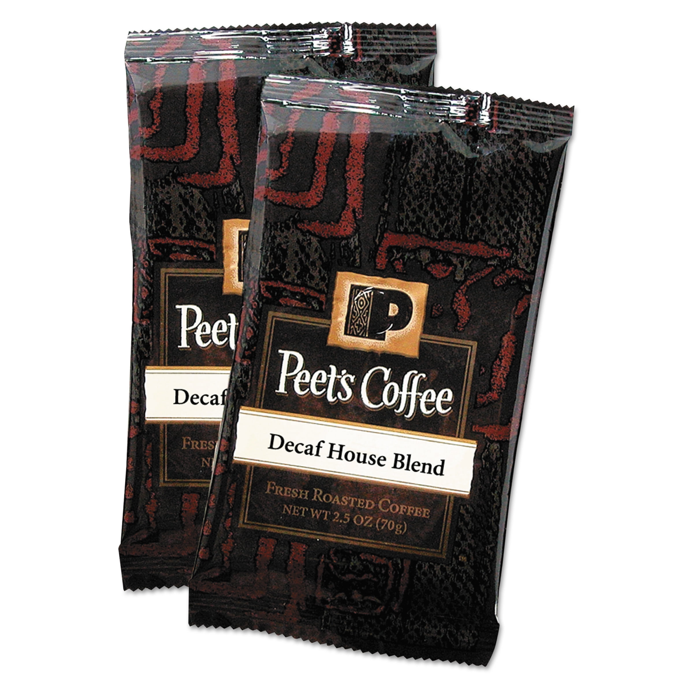 Peet's Coffee & Tea Coffee Portion Packs, House Blend, Decaf, 2.5 oz
