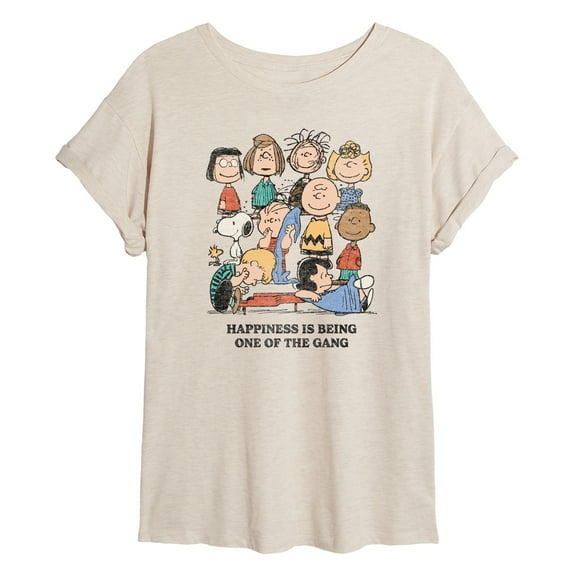 Peanuts - One Of The Gang - Women's Oversized Graphic T-Shirt