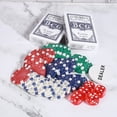 thumbnail image 3 of Aluminum Case Poker Chips, 200PCS Poker Chips Set, For Kids Adults Theme Party, 3 of 8