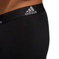 thumbnail image 3 of Calzoncillos bóxer adidas, paquete de 3 unidades, para hombre, color negro/gris/azul marino, talla L, 3 of 9