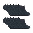 thumbnail image 1 of Sock Snob - Mens Thermal Low Cut Trainer Socks | 12 Pairs | Winter Invisible Socks for Men, 1 of 2