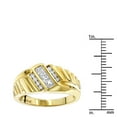 thumbnail image 3 of 18K Men Round & Princess Cut Natural Diamond Ring (Yellow Gold Size 7), 3 of 3