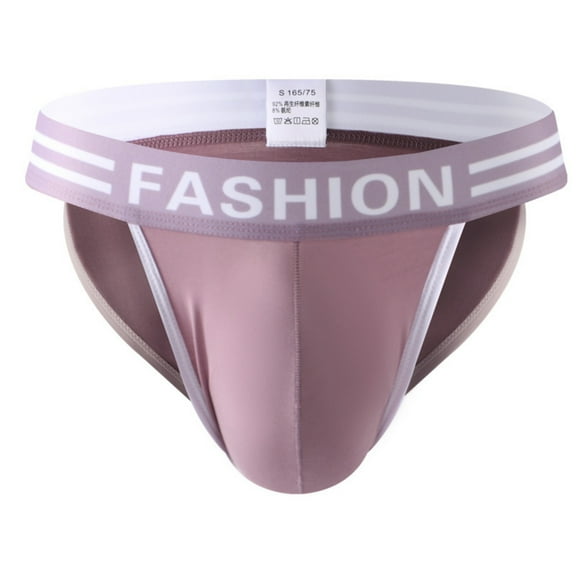 HAPIMO Men's Sexy Jockstrap Low Waist Stretchy Briefs for Mens Thong Underwear Workout Jock Strap Athletic Supporter