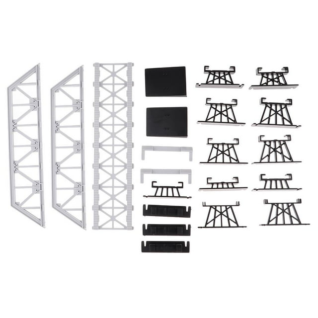 De Piezas De Construcción De De Puente De 26.5 Cm Accesorio Ferroviario De Tren HO DIY