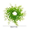 thumbnail image 3 of Easter Small Candle Ring Wreath Mini Pillar Candle Holder Wreath Artificial Berries Spring Wreath for Home Kitchen Front Door Window Porch Wall Table Cnterpieces Decor, 3 of 5