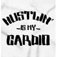 thumbnail image 2 of Hustlin' My Cardio Funny Fitness Zip Up Hoodie Men's Women's Brisco Brands S, 2 of 5