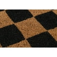 thumbnail image 2 of Erin Gates by Momeni Park Harlequin Black Hand Woven Natural Coir Doormat 1'6" X 2'6", 2 of 3