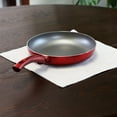 thumbnail image 4 of Oster Sato Aluminum Frying Pan, 10", Metallic Red, 4 of 4