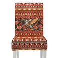 FUIALDOLG Polyester Fabric Dining Chair Covers for for Dining Room ...