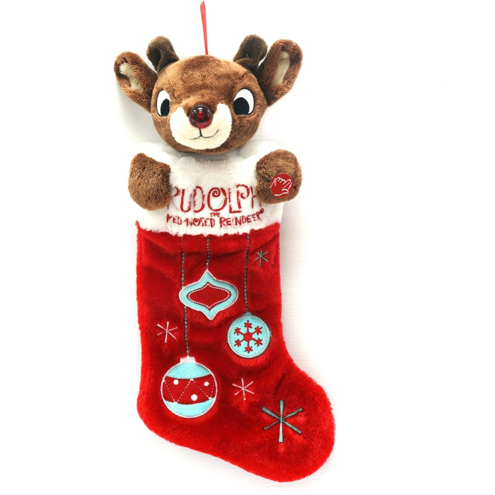Holiday Time Christmas Decor Rudolph The Red Nose Reindeer 19