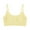 Yellow, variant on Everyday Bras Seamless Bra Without Underwire Women's Bralette Padded Comfortable Non Wired T Shirt Bra Pull On Crossback Comfortable Soft Bustier White One Size