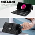 thumbnail image 2 of Allytechgroup Wallet Case for iPhone 7 / 8 / SE 2022 & 2020 with Credit Card Slot, RFID Blocking PU Leather Case with Lanyard & Shoulder Strap & Kickstand Shockproof Bumper for Women Men, Black, 2 of 8