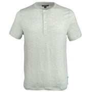 NEW Gray Heathered Mens Size XL Henley Cotton Shirt