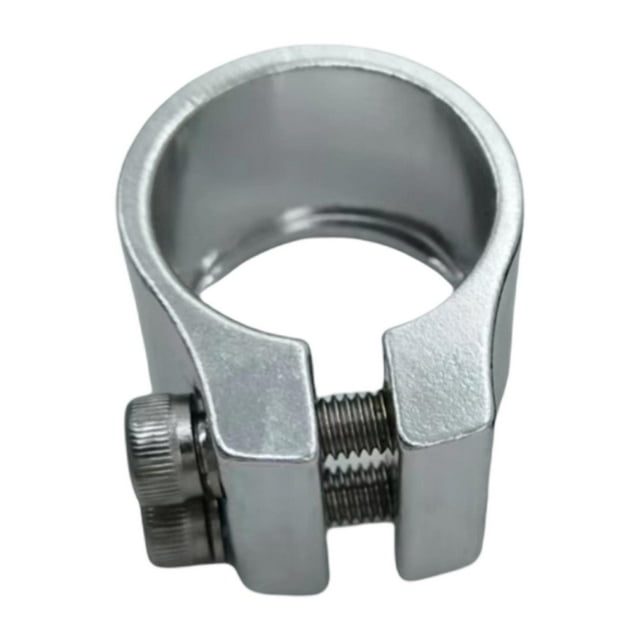 Abrazadera de tubo de asiento de bicicleta de 30,5 mm Reemplazo de componente accesorio Fácil de instalar Carretera Plata