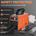 thumbnail image 4 of WarmHaven Mini Stick Welder Machine,110V 250A ARC Portable MMA Welding Machine for Beginners,Welding Machine with 10pcs Welding Rod Tools,IGBT Inverter Welder,Hot Start Arc Force Anti-stick (Orange), 4 of 6