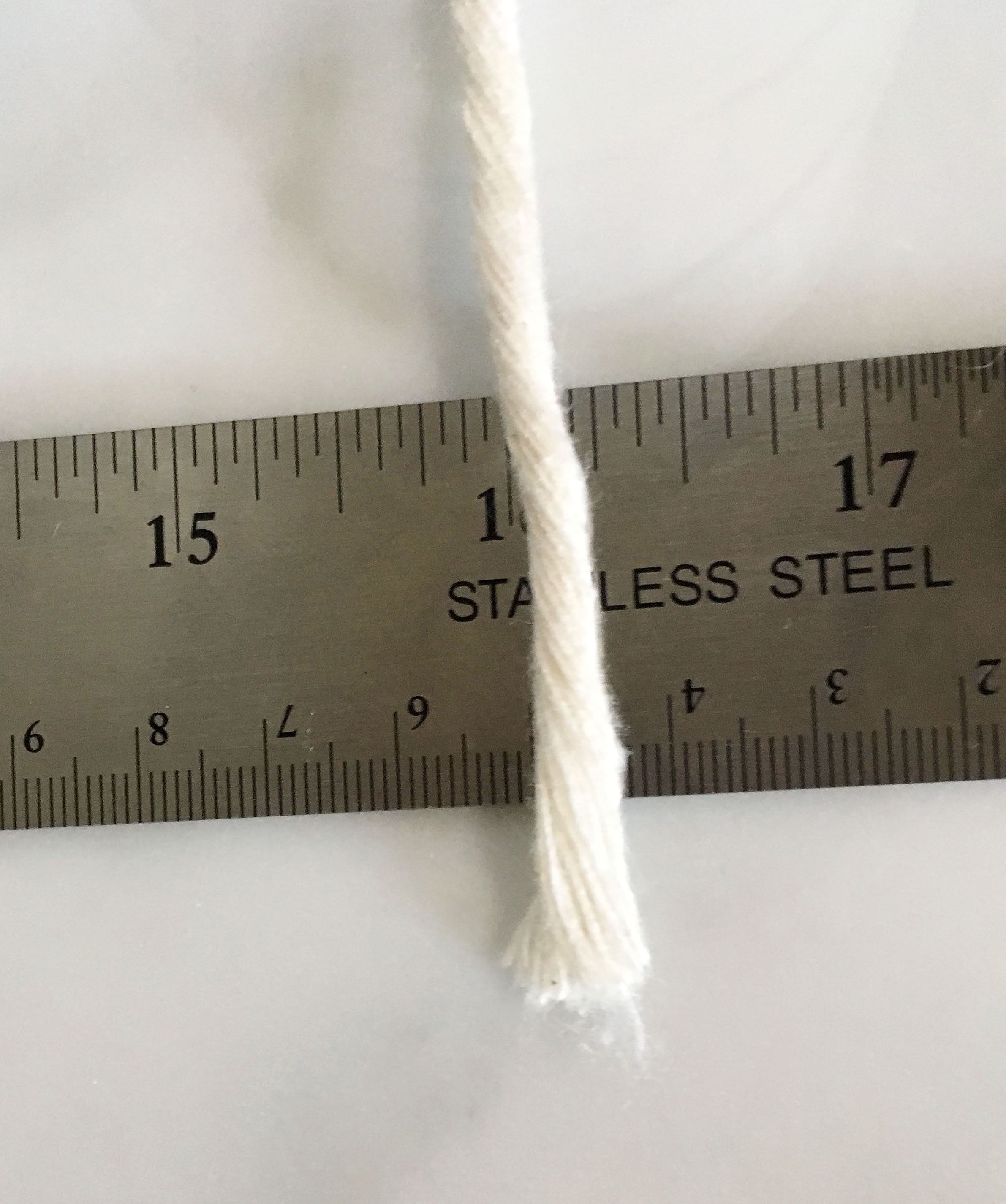 6mm Single Strand Cotton Macrame Cord - Natural