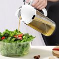 thumbnail image 4 of Olive 2 in 1 Glass Oil Sprayer Olive Oil Dispenser Press Type Dispenser for Cooking Kitchen Barbecue, 4 of 8