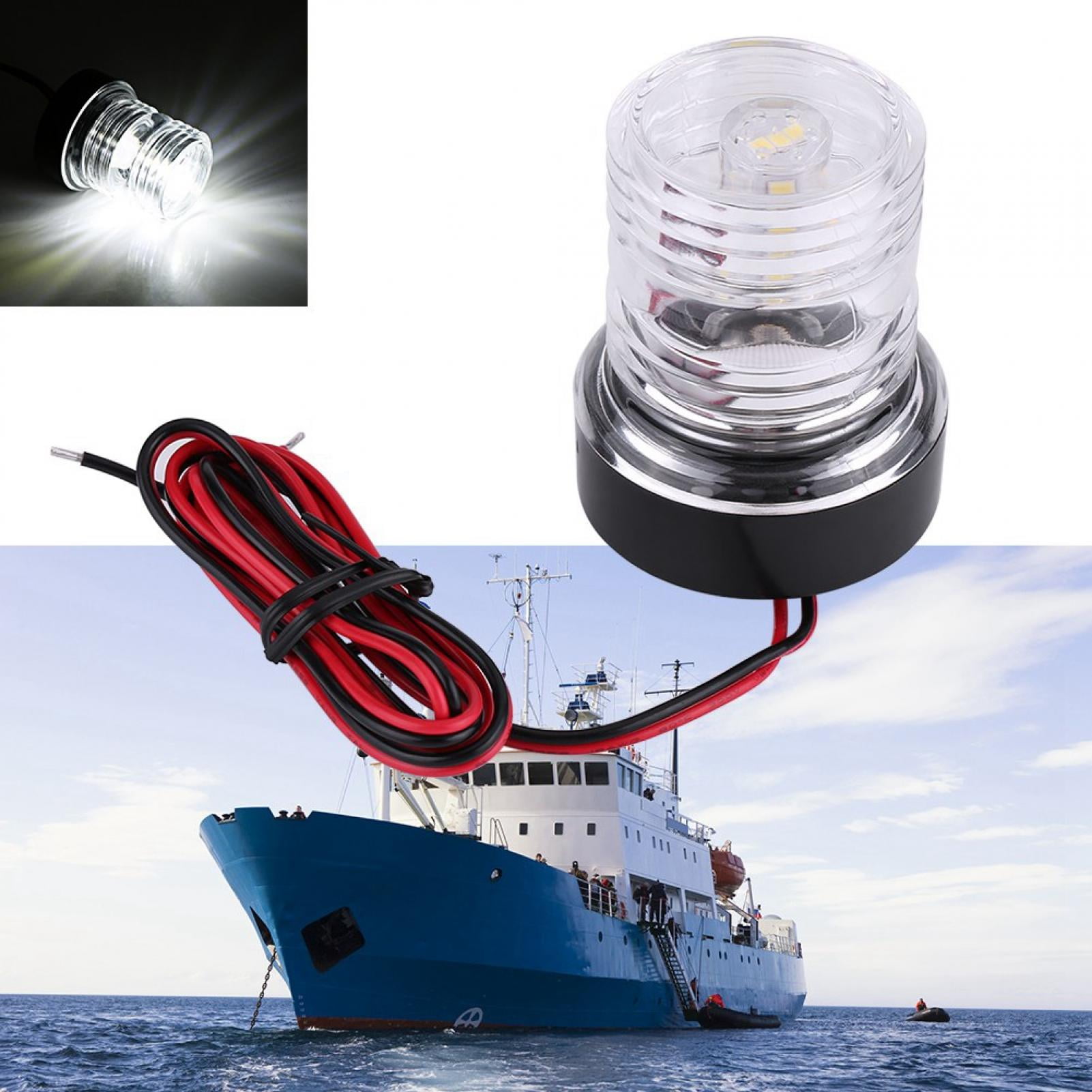 Fugacal Marine Anchor Light， Arch Lights Cockpit Lights Portable Yacht Anchor Light， For