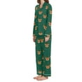 thumbnail image 2 of joogoo Pajamas Set for Women Cute Reindeer Long Sleeve Pjs Loungewear L, 2 of 7