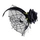 thumbnail image 5 of Headband Headband With Fabric Flowers, \u0026 Lace Wedding Cosplay Salvador Diadema de flores con velo de encaje, 5 of 8