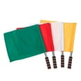 thumbnail image 4 of CIMAXIC 4pcs Track and Field Events Referee Flag Match Stainless Steel Pole Command Flag Hand Signal Flags (Yellow),17.72"X13.78"X1.18", 4 of 5