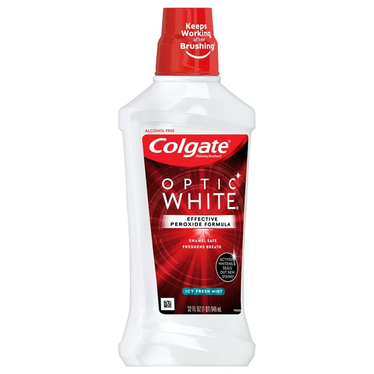 10 Colgate optic white mouthwash #1146 top