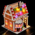 thumbnail image 4 of QC Ltbrcik Lighting Set For LEGO Christmas Festive Gingerbread House 40809 Building Set for Kids Without Building Blocks Birthday Gift for Boys and Girls, 4 of 13