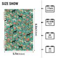 thumbnail image 2 of FORMRS 1-Subject Spiral Notebook 8" x 5" College Ruled 60 Refillable Sheet A5 Hard Cover, Green Floral Horses Pattern, 2 of 7