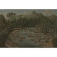 thumbnail image 3 of Balthazar Nebot 24x17 Black Modern Framed Museum Art Print Titled - Aysgarth Falls, Yorkshire, 3 of 5