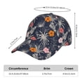 thumbnail image 2 of Sikiie Hawaiian Style Unisex Vintage Washed Unstructured Baseball Cap Soft Cap Adjustable Unisex Baseball Hat Dad Hat, 2 of 6