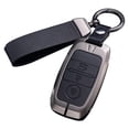thumbnail image 1 of Yimiti Car Key Cover Case For Kia For Soul For Optima For Cerato For Rio For Sorento,Style B Black, 1 of 3