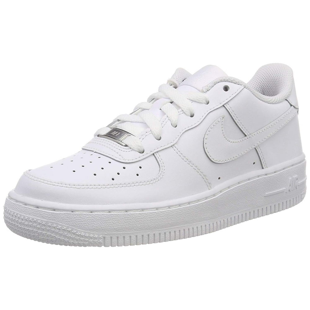 Nike Nike Unisex Air Force 1 LE (GS) Sneaker, Kids, White/White, 4.5Y