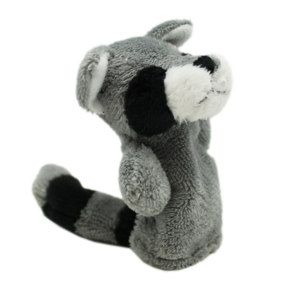 Kid's Plush Animal Finger Puppet Raccoon By Ganz